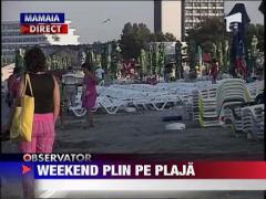Weekend aglomerat la mare