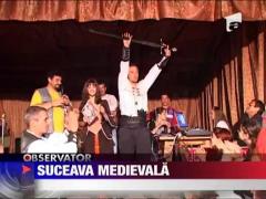 Atmosfera medievala in Cetatea de Scaun a Sucevei