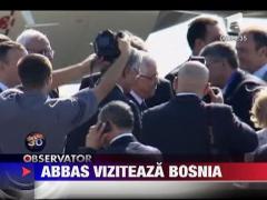 Mahmoud Abbas, vizita oficiala in Bosnia-Herzegovina