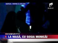 Irinel Columbeanu s-a distrat in club cu sosia Monicai ‎