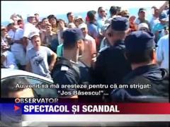 Cozma, scandal cu jandarmii la Ziua Marinei