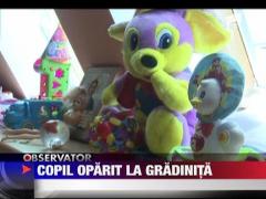 Copil de 2 ani oparit cu cafea la gradinita