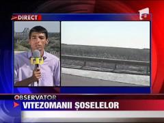 Un sofer a fost prins cu 214km pe ora pe autostrada Bucuresti-Pitesti