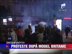Proteste dupa model britanic in Hamburg