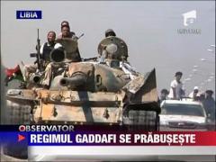 Se prabuseste regimul Gaddafi