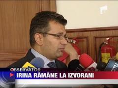 UPDATE / Irina ramane la Irinel Columbeanu