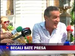 Gigi Becali este din nou in razboi cu presa