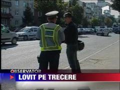 Batran lovit pe trecerea de pietoni