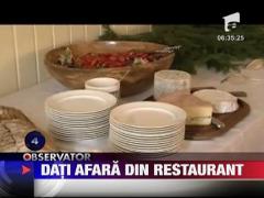 Familia Regala Suedeza, data afara din restaurant