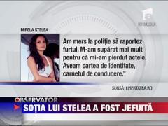 Sotia lui Stelea a fost jefuita in Spania
