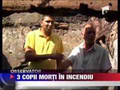 UPDATE / Copii arsi de vii in casa