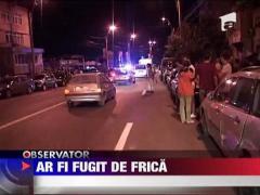 Soferul criminal ar fi fugit de frica