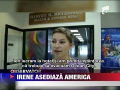 Uraganul Irene a lovit coasta de est a Americii