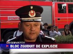 Explozie puternica intr-un bloc din Galati ‎