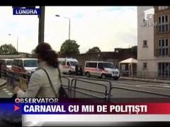 Carnaval cu mii de politisti in Anglia