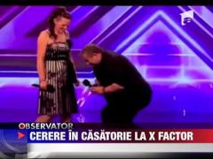 O concurenta a fost ceruta de sotie pe scena la X Factor UK