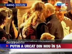 Putin a urcat in sa la intrunirea "Motociclisti patrioti"