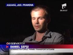 Microbuz rasturnat de caruta pe DN1B