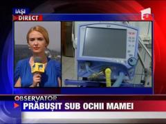 Accident cumplit la Iasi! Un copil de numai un an si jumatatea cazut de la etajul 3