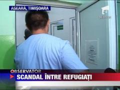 Scandal cu cutite intre refugiati