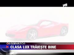 Segmentul de lux al industriei auto a crescut in Romania