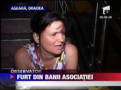Furt din banii asociatiei