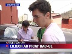 Arad: Lilieci in sala de examen la BAC