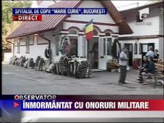Profesorul Pesamosca, inmormantat cu onoruri militare