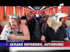 Gerard Depardieu isi bate joc de el insusi
