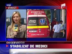 Politistul ranit, stabilizat de medici
