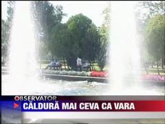 Temperaturi mult prea ridicate pentru aceasta perioada a anului