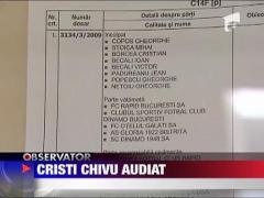 Cristi Chivu, audiat in dosarul transferurilor din fotbal