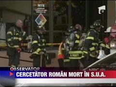 Cercetator roman mort in SUA
