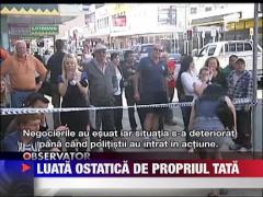 Si-a luat ostatica propria fiica si a amenintat ca o arunca in aer