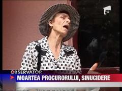 Moartea procurorului, sinucidere