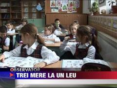 Elevii vor manca si anul acesta mere date gratuit de stat