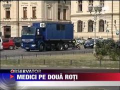 SMURD Bucuresti, dotat cu super motociclete de prim ajutor‎