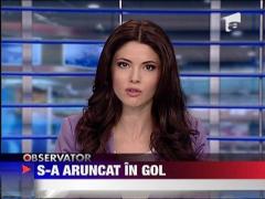O tanara s-a aruncat in gol de la 10 metri
