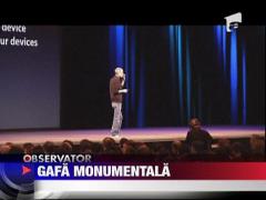 Gafa monumentala despre Steve Jobs