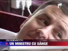 Traian Igas a donat sange la Arad ‎