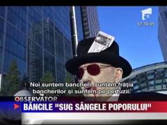 Bancheri zombie pe strazile din Londra