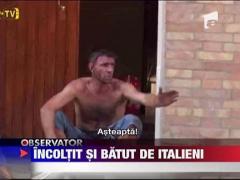 Un roman prins la furat in apartamentul unei batrane a fost batut crunt de vecinii proprietarei