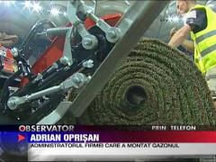 Primul camion din Olanda incarcat cu noul gazon a ajuns in tara