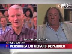 Gerard Depardieu marturiseste de ce a urinat in avion: Sunt un elefant