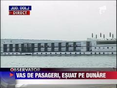 O nava de croaziea cu 150 de pasageri a esuat pe Dunare