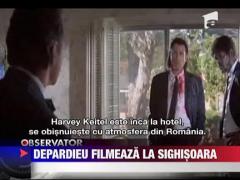 Gerard Depardieu filmeaza in Sighisoara