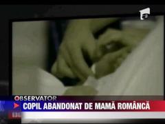 Un bebelus abandonat de o romanca starneste emotii in Anglia