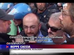 Violente pe strazile Venetiei