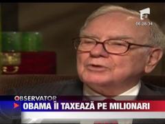 Barack Obama ii taxeaza pe bogatii din Statele Unite