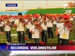 Recordul violonistilor